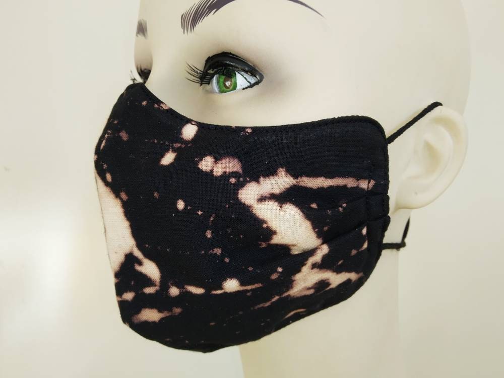 Galaxy 1 Face Mask & Filter cover , Washable, 3 Layers, 4 Sizes, velcro closure mask, Punk mask, Gothic mask, manga mask