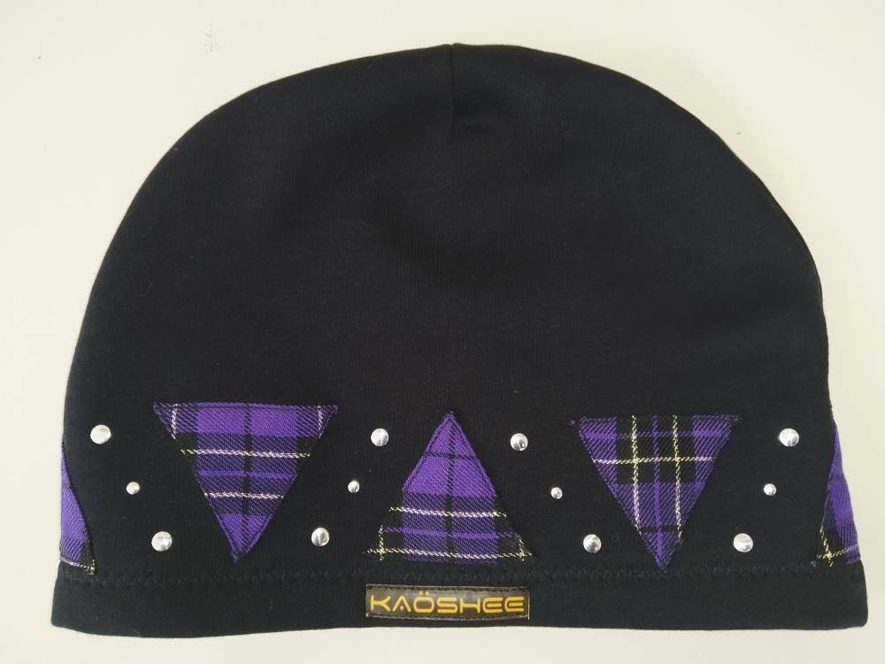 Gorro de invierno H'97, hecho a mano, tamaño universal, ropa punk, ropa gótica, harajuku, emo, visual kei, gorro de navidad, kawaii