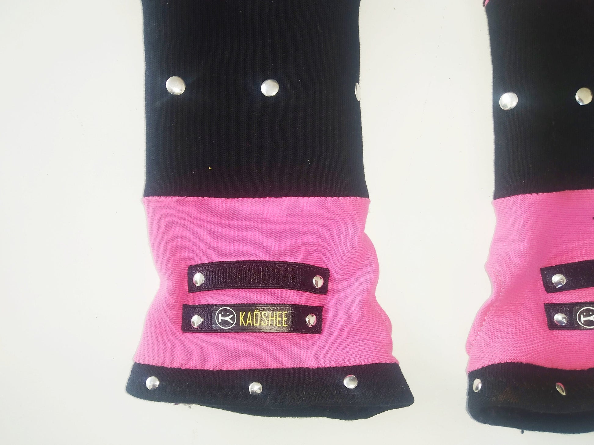 X'09 Long Gloves, Cotton Arm warmers, Handmade, Universal Size,punk wear, gothic, harajuku, emo, kawaii, visual kei, emo, strawberry pink