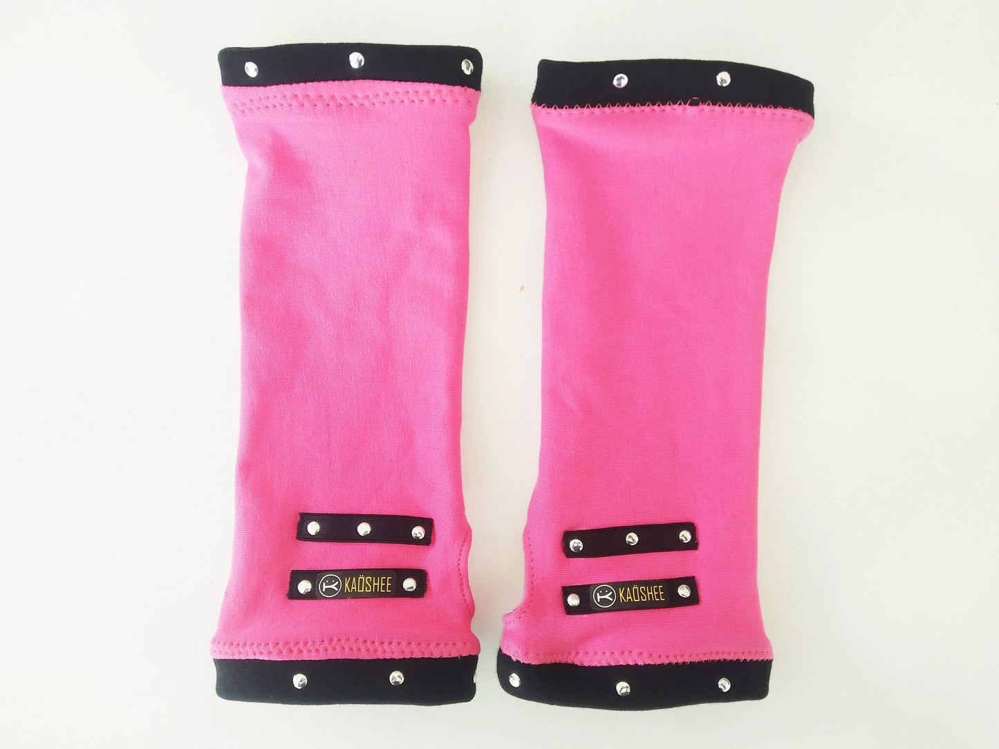 C'09 Gloves, Pink Cotton Arm warmers, Handmade, Universal Size,punk wear, gothic gloves, harajuku, emo, kawaii, visual kei, strawberry wear